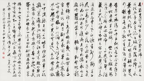 후작벽부 육곡병(後赤壁賦 六曲屛)