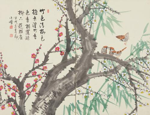 竹色淸梅色 죽색청매색