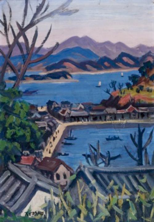 선착장을 내려다 본 풍경