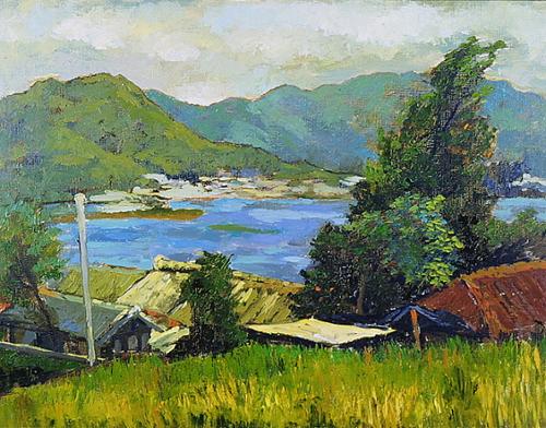 강이 보이는 풍경